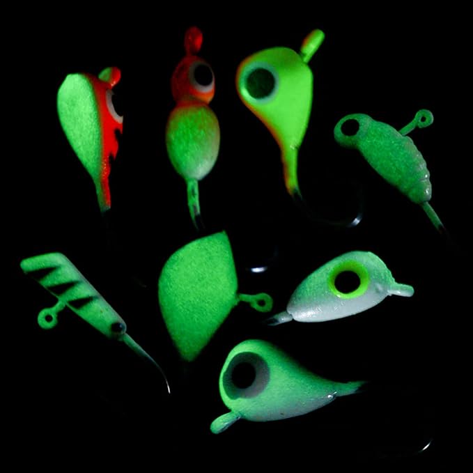 Ice Fishing Jigs Kit Essential Ice Fishing Lures for Beginners to Hook Big Fish and Reel in The Fun!