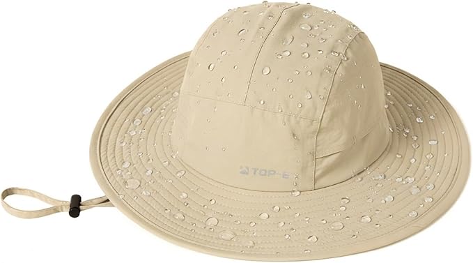 TOP-EX XL/XXL Waterproof Mens Sun Hat Wide Brim UPF 50+ Bucket Hat for Women Sun Protection Outdoor Hiking