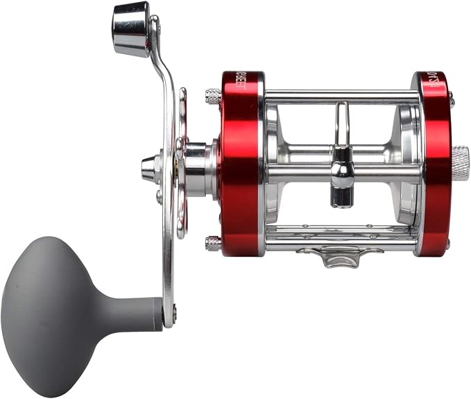 KastKing Rover Round Baitcasting Fishing Reel, Perfect Conventional Reel for Catfish, Salmon/Steelhead, Striper Bass and Inshore Saltwater Fishing Reel, Reinforced Metal Body