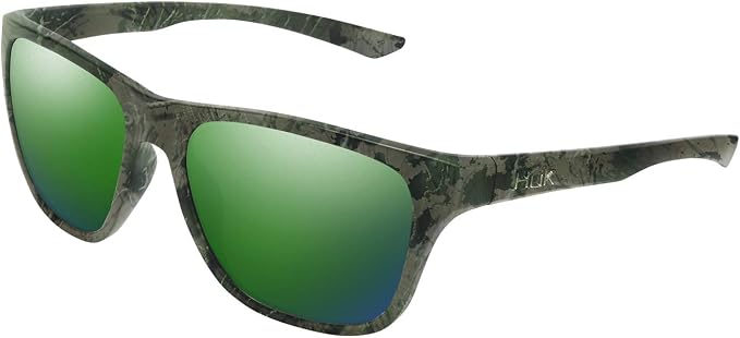 HUK Sunglasses, Polarized Lens Eyewear with Performance Frames, Fishing, Sports & Outdoors Sunglasses