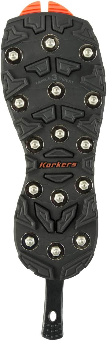 Korkers OmniTrax 3.0 Fishing Sole - Triple Threat with Carbide Spikes