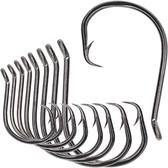 XFISHMAN Circle-Hooks-Fishing-Equipment-Octopus-Hooks-Saltwater-50 Pack #1 –12/0