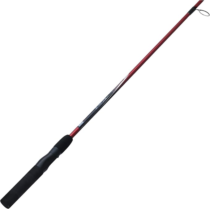 Zebco Z-Cast Spinning Fishing Rod Durable Z-Glass Fishing Pole, Comfortable EVA Rod Handle, Shock-Ring Guides, Medium Power