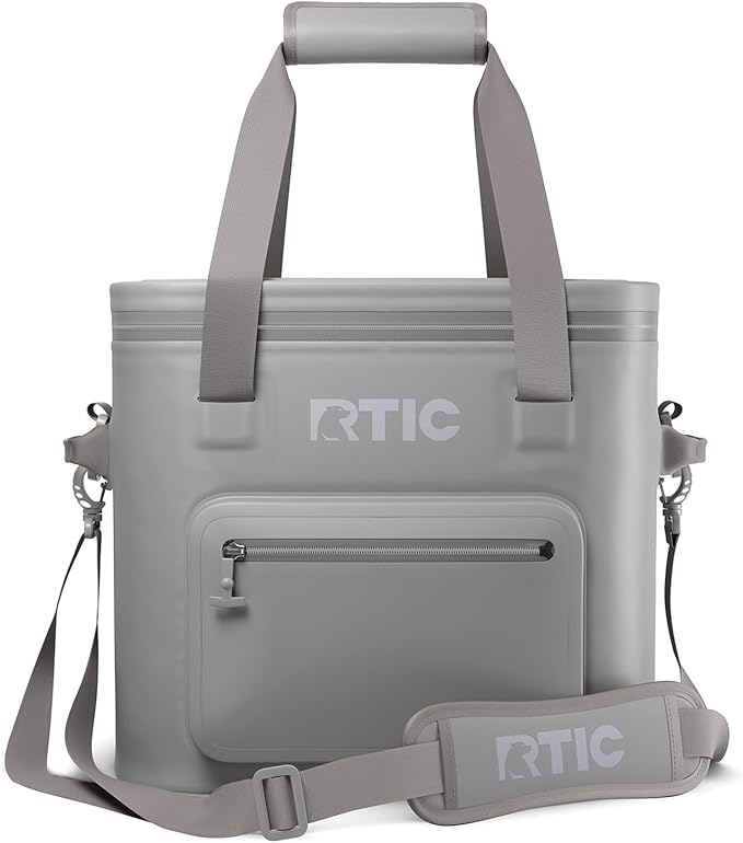 RTIC Ultra-Tough Soft Cooler Pro, Insulated, Waterproof, Leak Proof, Portable Floating Bag for Beverage, Drink, Lunch, Outdoor, Beach, Car, Camping, Picnic, Fishing, Boat