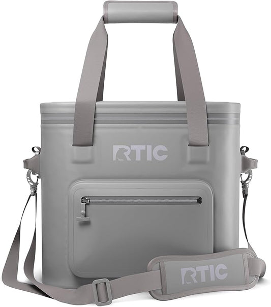 RTIC Ultra-Tough Soft Cooler Pro, Insulated, Waterproof, Leak Proof, Portable Floating Bag for Beverage, Drink, Lunch, Outdoor, Beach, Car, Camping, Picnic, Fishing, Boat