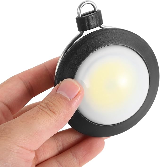 Portable Camping Lantern LED Tent Light Hanging Outdoor Emergency Lantern for Hiking and Fishing with Battery Powered Flashlight for Camping Essentials