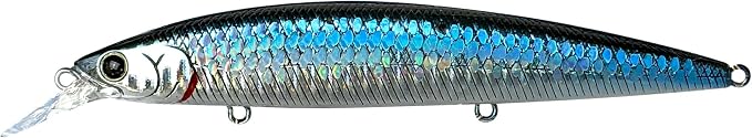 LUCKY CRAFT Surf Pointer 115MR Saltwater Fishing Lures for Halibut and Stripped Bass, Long Casting Jerkbait, Sinking Surf Fishing Gear, Fish Accessories for Tackle Box