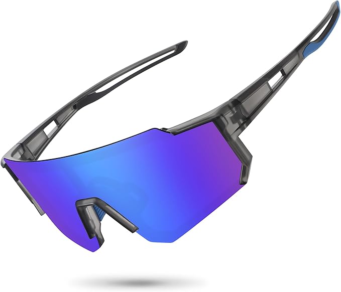 STORYCOAST Polarized Sports Sunglasses for Men Women,Driving Fishing Cycling Mountain Bike Sunglasses UV400 Protection