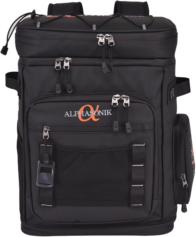 Alphasonik Cooler Backpack 40 Cans Insulated Backpack Cooler for Men & Women, 2 Leak Proof Compartments Coolers Bag for Beach Travel Picnic Hiking BBQ Fishing Outdoor Camping