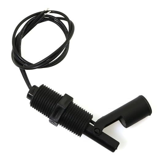 Water Pool Level Sensor 3PCS Aquarium Tank Side Mounted Horizontal Liquid Float Switch Black