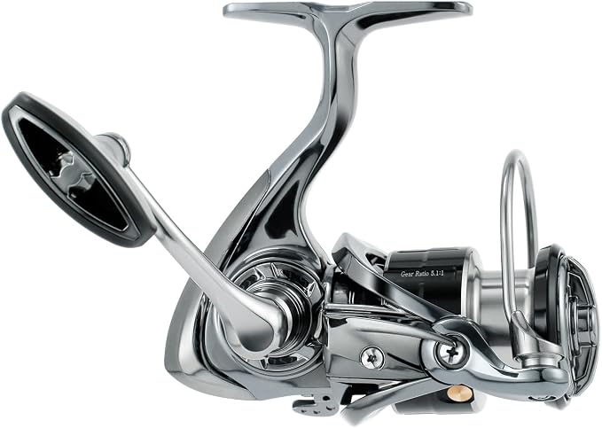 Ultralight Spinning Reel with Metal Body, 5.5:1 High Speed Gear Ratio, 15KG/33Lbs Max Drag Power, 7+1 BBS Ultra Smooth Freshwater Fishing Reels, Size 1000-5000S