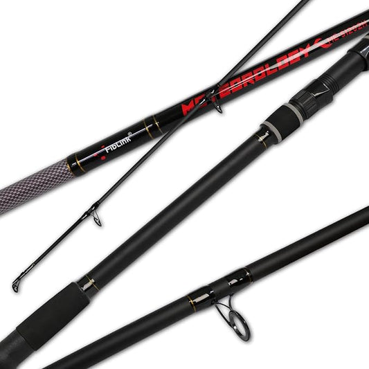 Fiblink Surf Fishing Rod 2 Piece/3 Piece Portable Travel Spinning Rod Saltwater Surf Rod (9'/10'/10'6"/12')