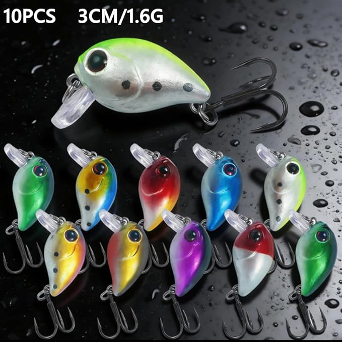 43PCS Bass Fishing Lures Kit Set Topwater Hard Baits Minnow Crankbait Pencil VIB Swimbait for Bass Pike Fit Saltwater and Freshwater