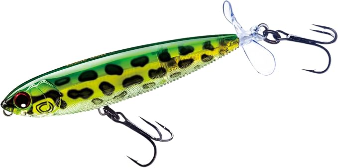 Yo-Zuri 3DB Prop Floating Lure, Prism Shad, 3 1/2-Inch