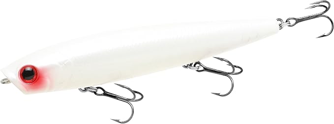 LUCKY CRAFT Gunfish 95 3 Hook Freshwater Fishing Lures and Bait for Bass Fish, Topwater Fish Line, Surface Bait with Treble Hooks, Fishing Gear for Tackle Box