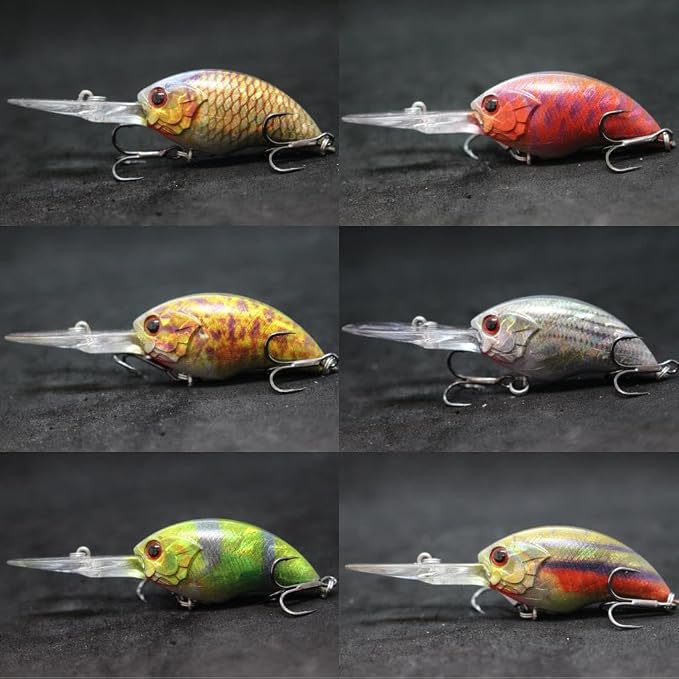 Minnow Crankbait for Bass Fishing Bass Lure Jerkbait Fishing Lures and Tackle Box