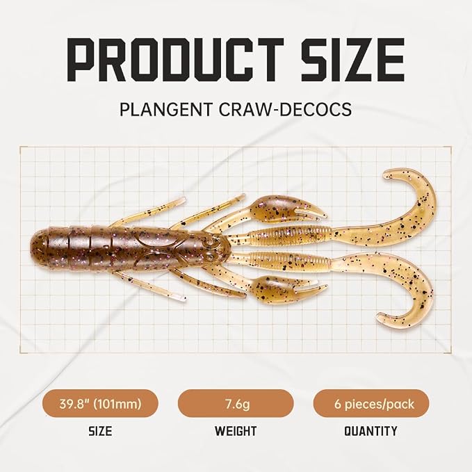 SOLOKING Soft Plastic Fishing Lures - Second Generation Evolved Bait with Natural Shrimp Oil, Salt Injection Technology, Super Elastic Imported PCV Material - Laser Reflector & Submarine Modeling