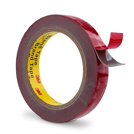 3M Heavy Duty Double Sided Tape 0.75" x 15.4Ft Mounting Tape Foam Tape Waterproof for Indoor Outdoor Home Office Automotive Decor