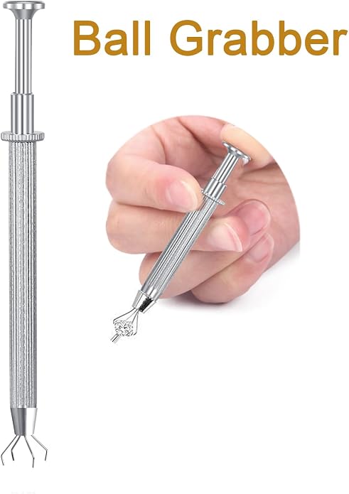 MODRSA 20g 16g 18g Piercing Taper Internal Threaded Piercing Taper Insertion Threader Tool Threadless Jewelry Changing Tool Horseshoe Nose Ring Labret Earring Studs Applicator Piercing Ball Grabber