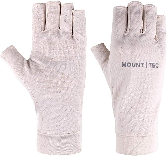 Unisex UV Protective Fingerless Gloves UPF 50+ Summer Sun Glove for Outdoor Fishing Cycling Hiking Driving Kayaking