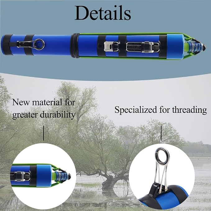 SUFFUSE Fishing Rod, Portable Catapult Lure Fishing Tools, Saltwater and Freshwater Great Gear for Traveling