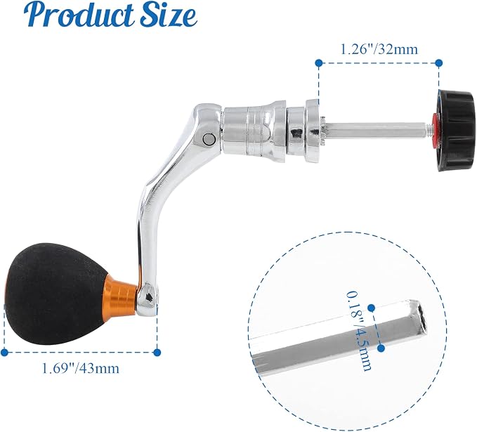 Fishing Spinning Reel Handle