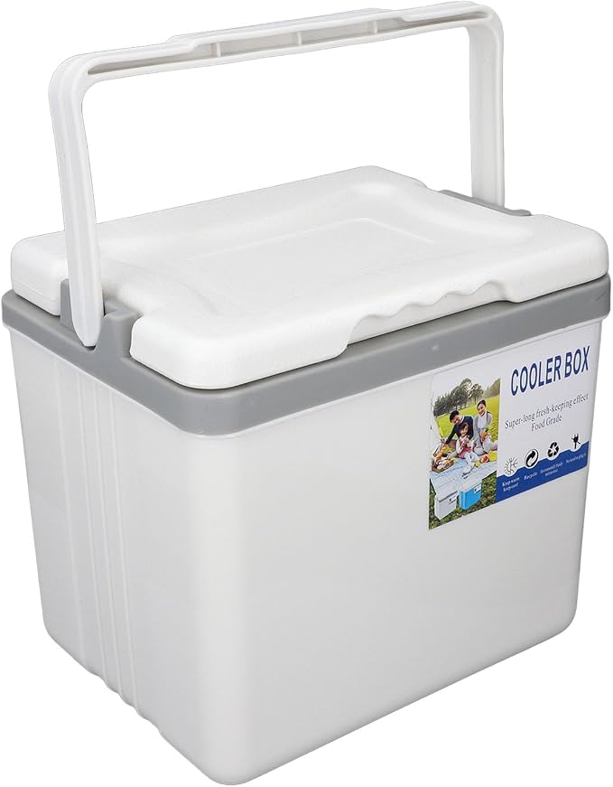 6L Cooler Box, Portable Insulated Hard Cooler, Keeps Food and Drinks Cold for Outdoor Camping Picnic Fishing