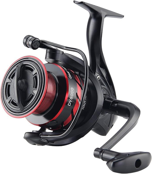 HAUT TON Spinning Reel 8000/9000/13000/15000, 3+1BB Full Metal Surf Fishing Reels,4.5:1Gear Ratio 44lbs Max Drag Medium/Heavy Long Casting Inshore&Offshore Saltwater Fish