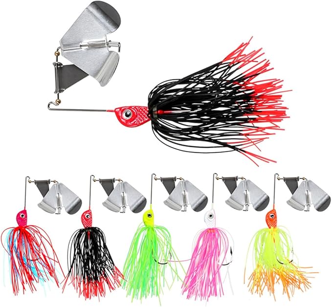Spinner Baits Fishing Lures Bass Buzzbait Lures Spinner Baits for Bass Fishing Spinnerbaits Fishing Lures for Bass Pike Trout