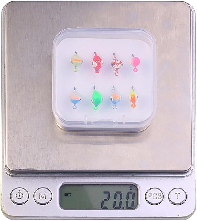Ice Fishing Jigs Kit Essential Ice Fishing Lures for Beginners to Hook Big Fish and Reel in The Fun!
