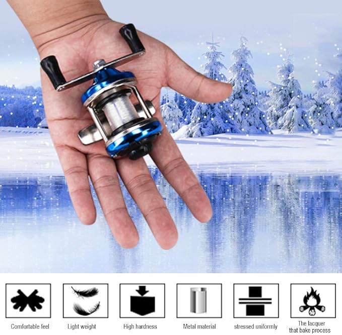Reel, Bait Reel, Wheel Reel, Magnetic Brake, Bearing, Hardness Enhancement, Improved Accuracy, Fishing Reel, Suitable for Dams, Ponds, Rivers, Lakes, and Oceans