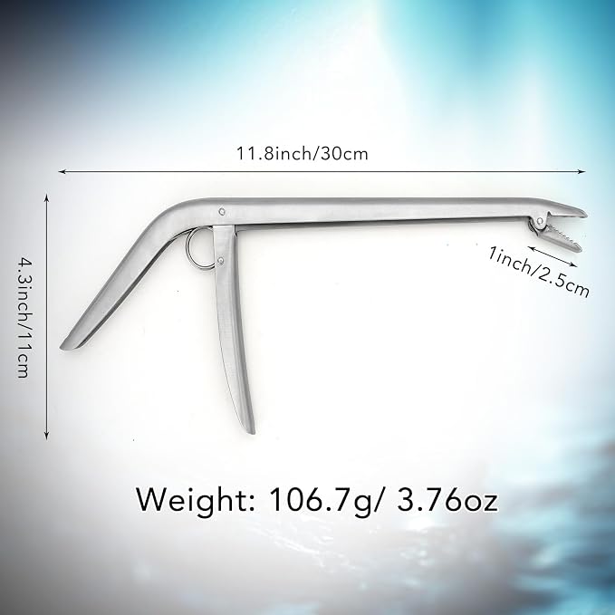 Fish Hook Remover, Stainless Steel Fishing Tools, Fishing Hook Remover for Freshwater and Saltwater 11-1/2 inch