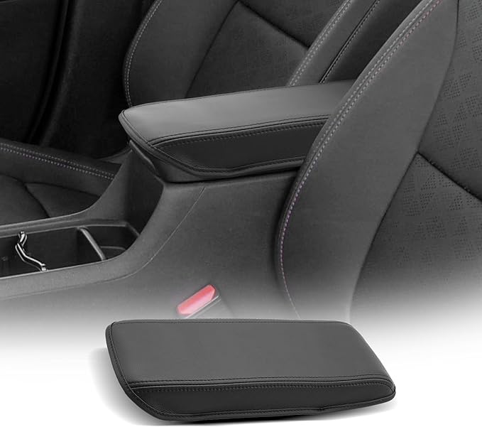 CDEFG for 2027 Chevrolet Bolt EV Center Console Cover Armrest Box Cover for 2027+ Chevy Bolt EV (LT/RS) Accessories Console Arm Rest Protector