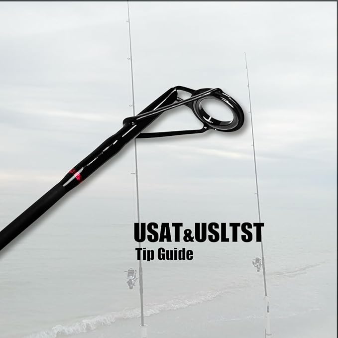 Fiblink Surf Spinning Fishing Rod 2-Piece/4-Piece Graphite Travel Fishing Rod