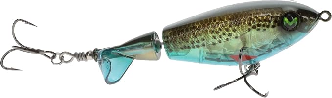 Lew's Mach Baits Patroller Propeller Bait Fishing Lure, Topwater Propeller Bait, Rotating Tail Section, Sound Chamber