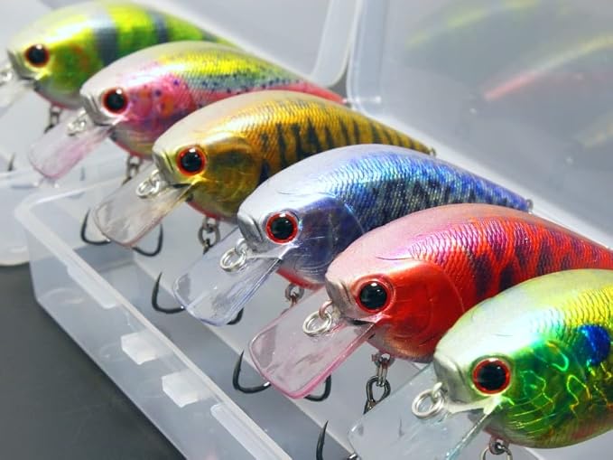 Minnow Crankbait for Bass Fishing Bass Lure Jerkbait Fishing Lures and Tackle Box