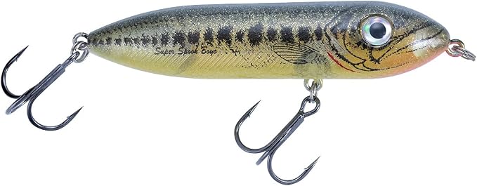 Heddon Super Spook Boyo 3" Topwater Fishing Lure, 3/8 Ounce