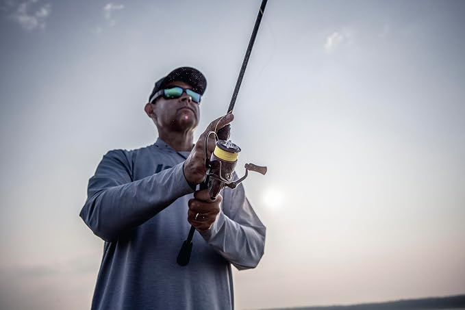 Lew’s Speed Spin CRX Spinning Fishing Reel, Graphite Frame and Sideplate, Solid Brass Speed Gears
