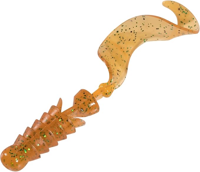Dr.Fish 10 Pack Grub Fishing Lures 4" Soft Plastic Baits Worm Grub Bass Fishing Lures Swimbait Walleye Saltwater Freshwater