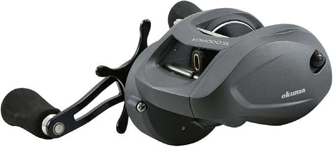 Okuma Komodo SS Large Capacity Aluminum Frame Stainless Steel Gears Low Profile Baitcaster