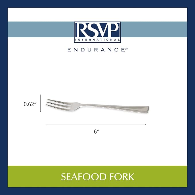 RSVP International Endurance Collection Seafood Tool, Fork, Stainless Steel