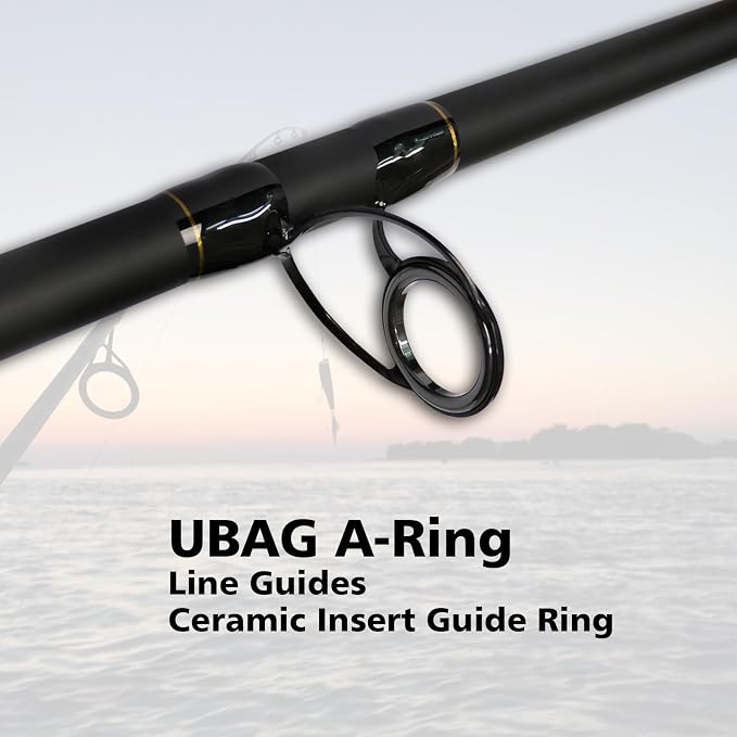 Fiblink Surf Fishing Rod 2 Piece/3 Piece Portable Travel Spinning Rod Saltwater Surf Rod (9'/10'/10'6"/12')