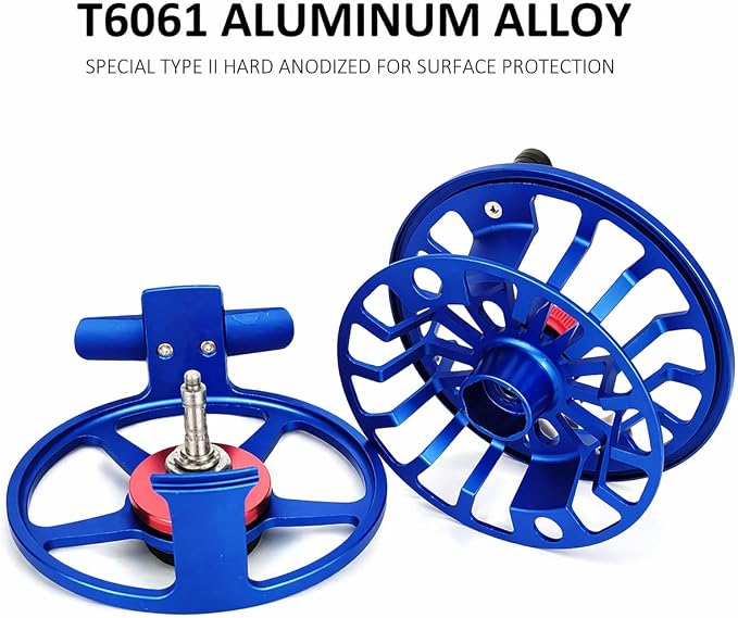 Aventik FLK Fly Fishing Reel Aluminum Trout 3/5, 5/7, 7/9wt Large Arbor Freshwater Fly Reel