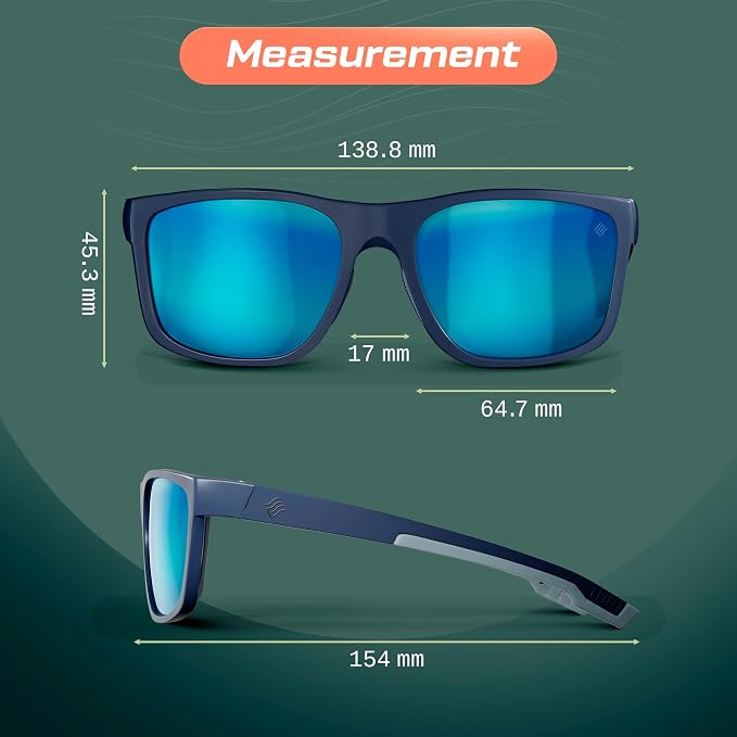 ANCHOR Floating Polarized Fishing Sunglasses for Men and Women Lightweight UV400 sport for Driving Cycling Running