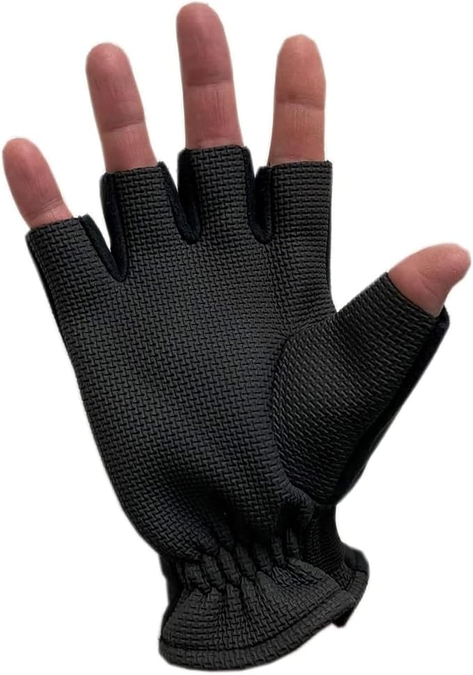 Glacier Glove Unisex Alaska River Fingerless Lightweight Breathable Non-Slip Grip Fishing Gloves with Elasticized Cuffs | for Outdoors, Fly Fishing, Paddling, Hiking