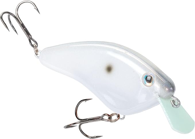 Strike King Hardliner Fishing Lure, Flat Sided Crankbait, Circuit Board Lip, Extra Tight Wobble, Size 4 Treble Hooks