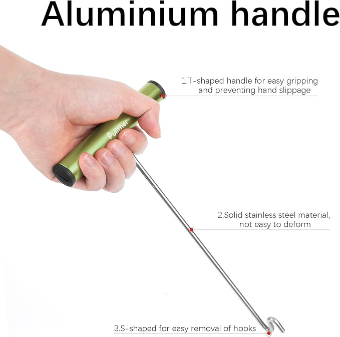 Fish Hook Remover Tool,Fish Hook Remover Tool Saltwater,10" Dehooker Tool Fishing,Hook Remover for Large and Medium Size Fish.