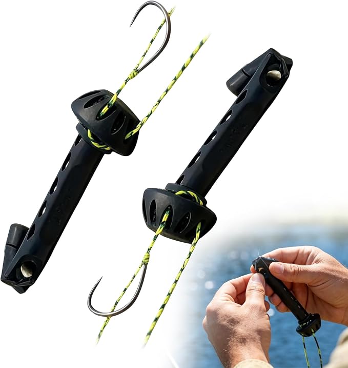 Fly Fishing Magnetic Fly Threader, Fishing Accessory to Easy Rig Small Flies Fly Tying Tool, Universal Tippet Threader Knot Helper, Fits Most Hooks Tippets & Fly Styles