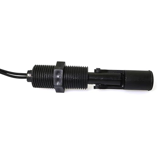 Water Pool Level Sensor 3PCS Aquarium Tank Side Mounted Horizontal Liquid Float Switch Black