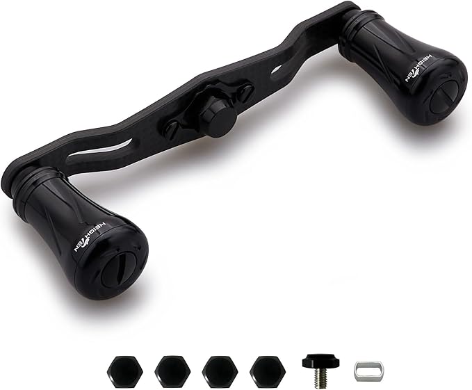 HEIGHTEN 85mm/95mm Fishing Reel Handle for Shimano Daiwa Abu Garcia Penn Kaking Lew's Baitcasting Reel Power Crank Accessory